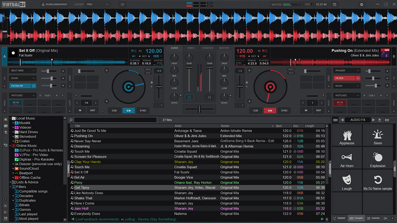 How to use virtual dj home free for mac pro